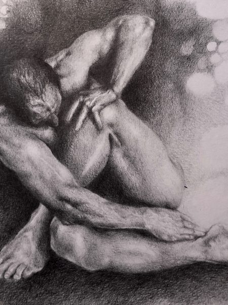 Ale Feijó | Sin nombre | Dibujo a lapiz sobre papel A4